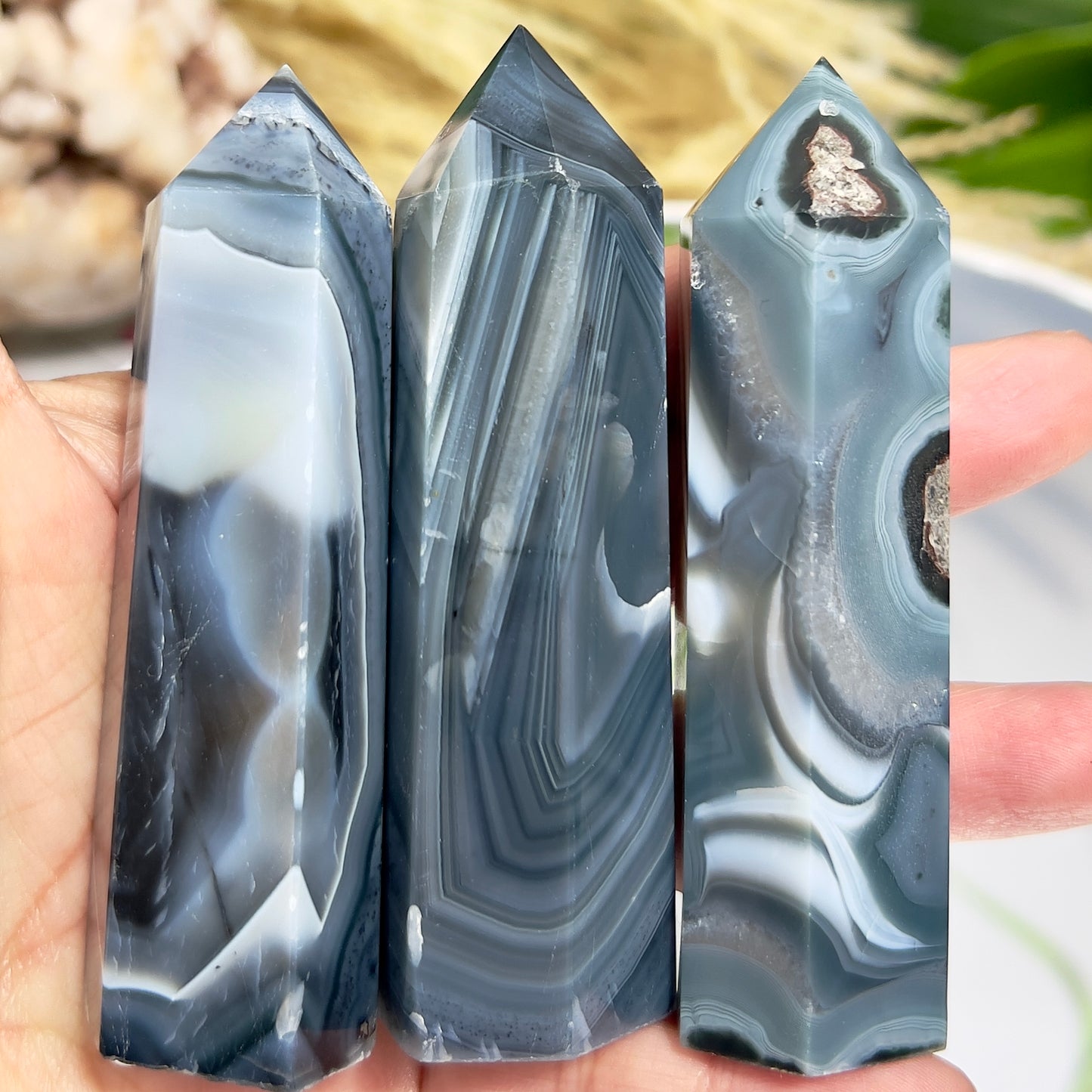 Agate Points Towers Healing Crystal Generator