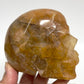 Golden Healer Quartz Skull Healing Crystal Carving 994g