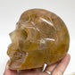 Golden Healer Quartz Skull Healing Crystal Carving 994g