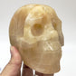 Golden Healer Quartz Skull Healing Crystal Carving 1122g