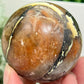 Mosaic Chalcedony Quartz Sphere Rare Healing Crystal Ball 324g 63mm