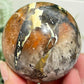 Mosaic Chalcedony Quartz Sphere Rare Healing Crystal Ball 324g 63mm