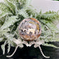 Mosaic Chalcedony Quartz Sphere Rare Healing Crystal Ball 242g 57mm