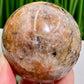 Mosaic Chalcedony Quartz Sphere Rare Healing Crystal Ball 242g 57mm