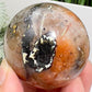 Mosaic Chalcedony Quartz Sphere Rare Healing Crystal Ball 200g 53mm