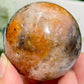 Mosaic Chalcedony Quartz Sphere Rare Healing Crystal Ball 200g 53mm