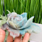 Trolleite Lotus Flower Rare Crystal Carving 364g