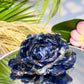 Sodalite Lotus Flower Healing Crystal Carving 222g