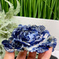 Sodalite Lotus Flower Healing Crystal Carving 222g