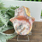 Ocean Sea Jasper Hamsa of Fatima Miriam Lucky Crystal Carving 202g