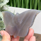 Agate Butterfly with Stand Healing Crystal Nature Carving 90g