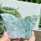 Moss Agate Butterfly with Stand Healing Crystal Nature Carving 70g