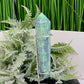 Ruby in Fuchsite UV Reactive Crystal Wand in Stand Generator 206g 138mm