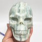 Peruvian Blue Opal Skull Healing Crystal Carving 1480g