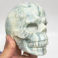 Peruvian Blue Opal Skull Healing Crystal Carving 1480g