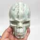 Peruvian Blue Opal Skull Healing Crystal Carving 1480g