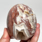 Mexican Crazy Lace Agate Skull Healing Crystal Carving 800g