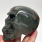 Setonite African Jasper Blood Stone Skull Healing Crystal Carving 681g