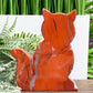 Red Jasper Kitty Cat Healing Crystal Animal Carving 198g