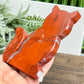 Red Jasper Kitty Cat Healing Crystal Animal Carving 198g