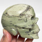 Dendritic Jasper Skull Healing Crystal Carving 777g