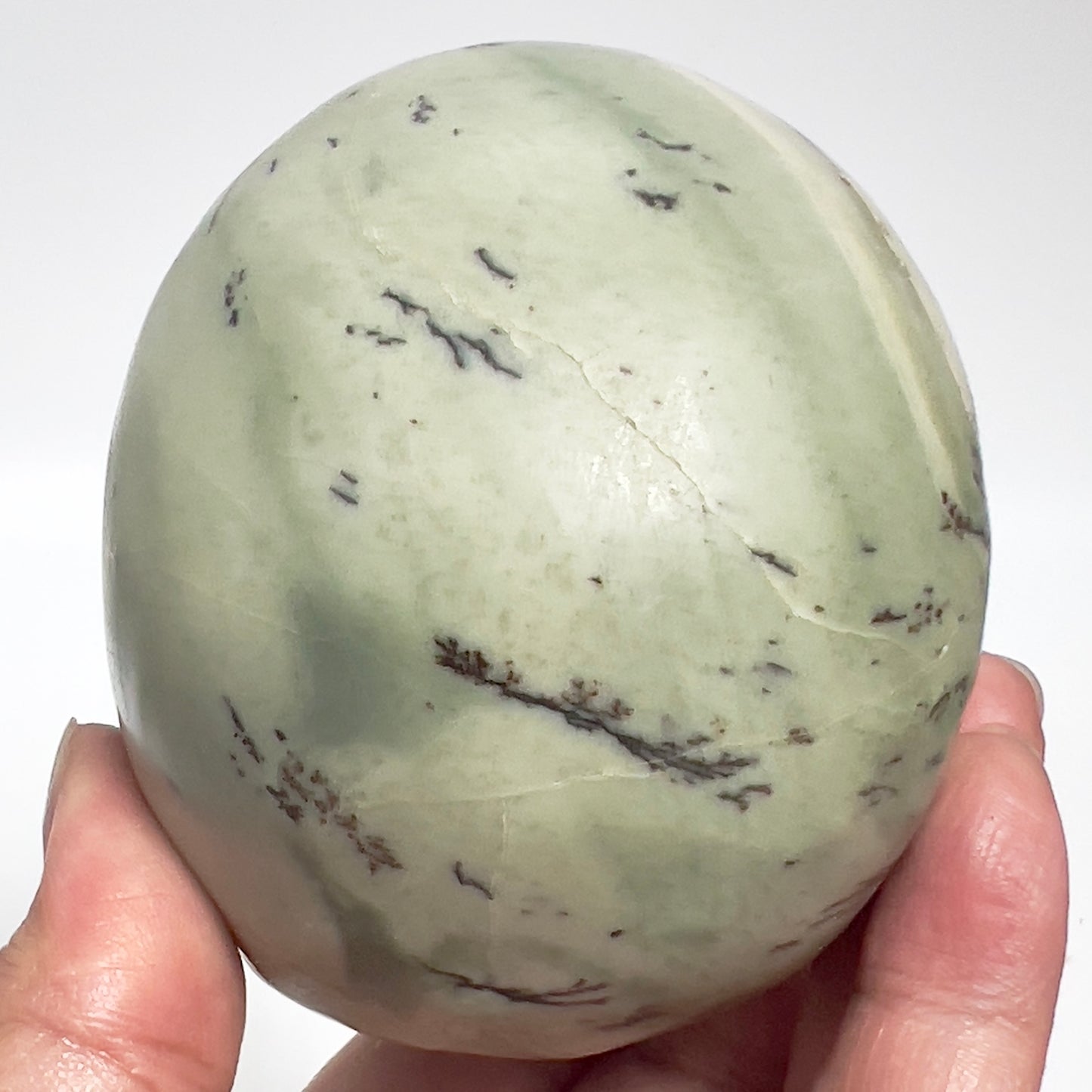 Dendritic Jasper Skull Healing Crystal Carving 777g