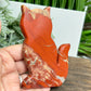 Red Jasper Kitty Cat Healing Crystal Animal Carving 174g