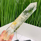 Clear Quartz with Golden Healer Tower Super Clear Crystal Generator 658g 246mm