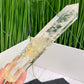 Clear Quartz with Golden Healer Tower Super Clear Crystal Generator 658g 246mm