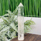 Clear Quartz Tower Top Quality Crystal Generator 282g 184mm