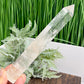 Clear Quartz Tower Top Quality Crystal Generator 282g 184mm