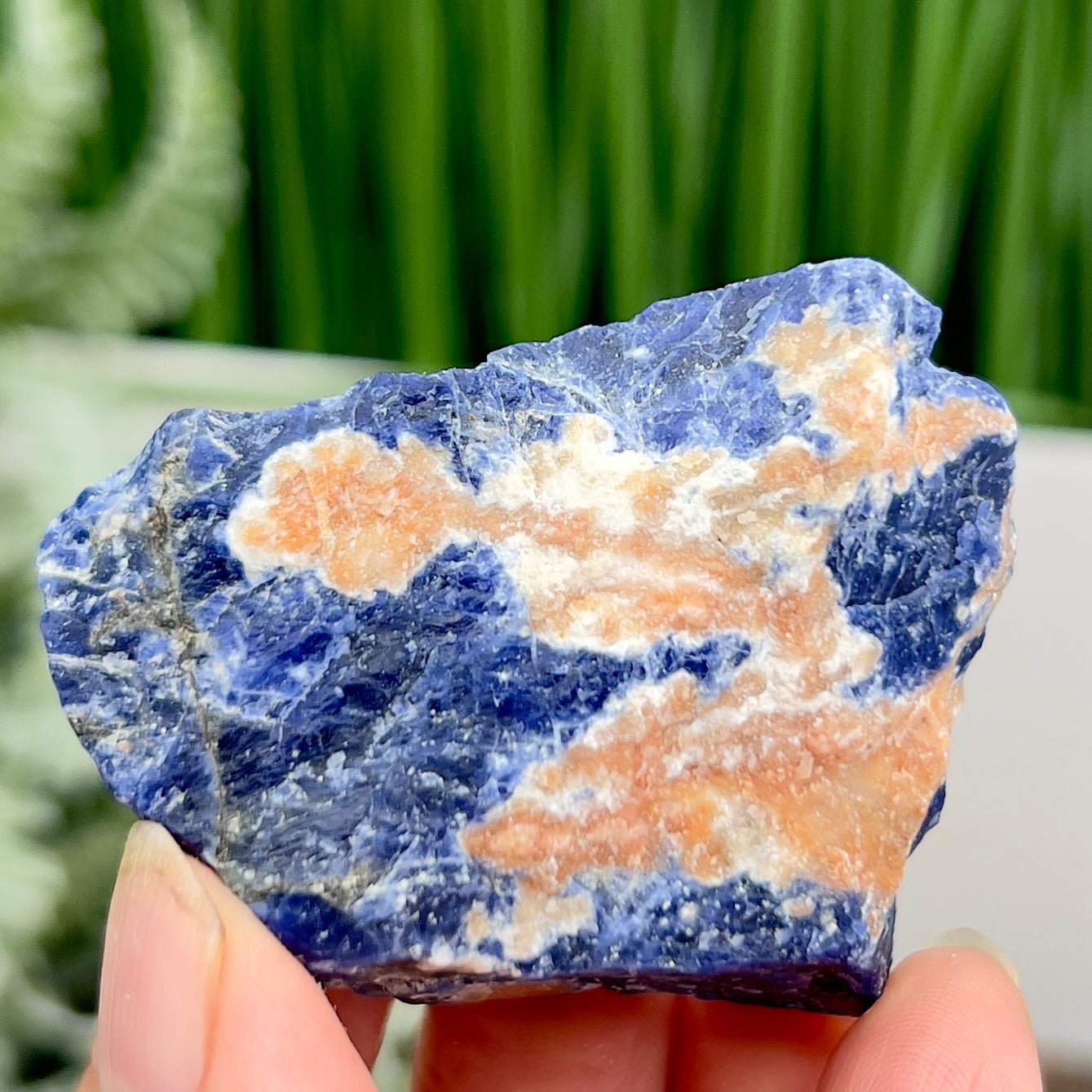 Sodalite with Sunstone Raw Specimen Natural Crystal 44g