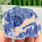 Sodalite with Sunstone Raw Specimen Natural Crystal 122g