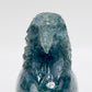 Moss Agate Eagle Bird on Skull Healing Crystal Carving 1092g