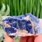 Sodalite with Sunstone Raw Specimen Natural Crystal 122g