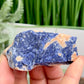 Sodalite with Sunstone Raw Specimen Natural Crystal 90g