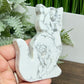 Howlite Cat Healing Crystal Animal Carving 237g