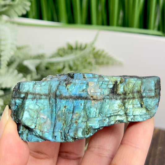 Labradorite Natural Raw Specimen Healing Crystal 126g