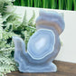 Agate Cat Healing Crystal Animal Carving 152g