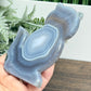 Agate Cat Healing Crystal Animal Carving 152g