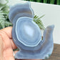 Agate Cat Healing Crystal Animal Carving 152g