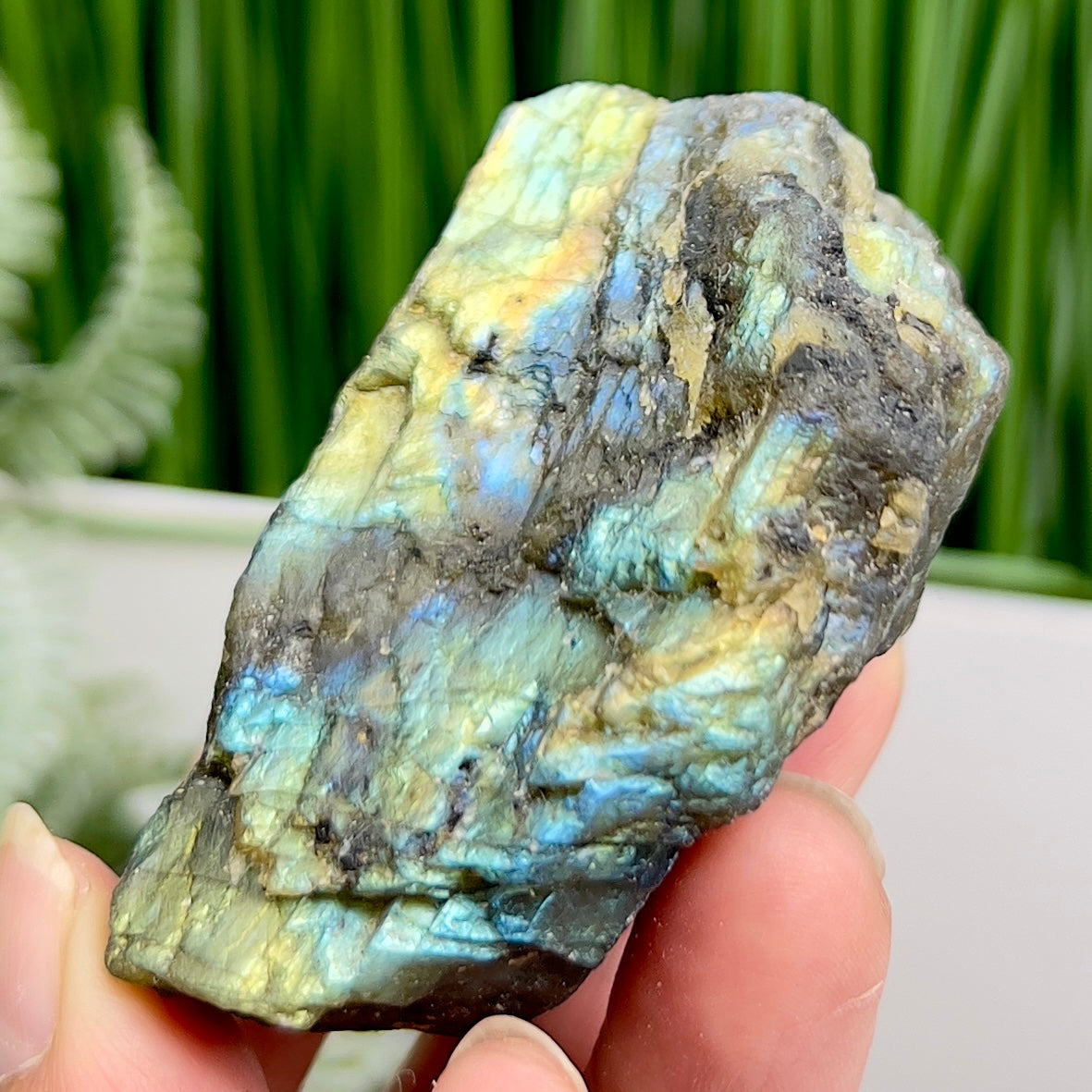 Labradorite Natural Raw Specimen Healing Crystal 148g