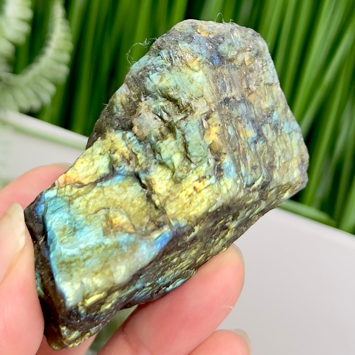 Labradorite Natural Raw Specimen Healing Crystal 148g