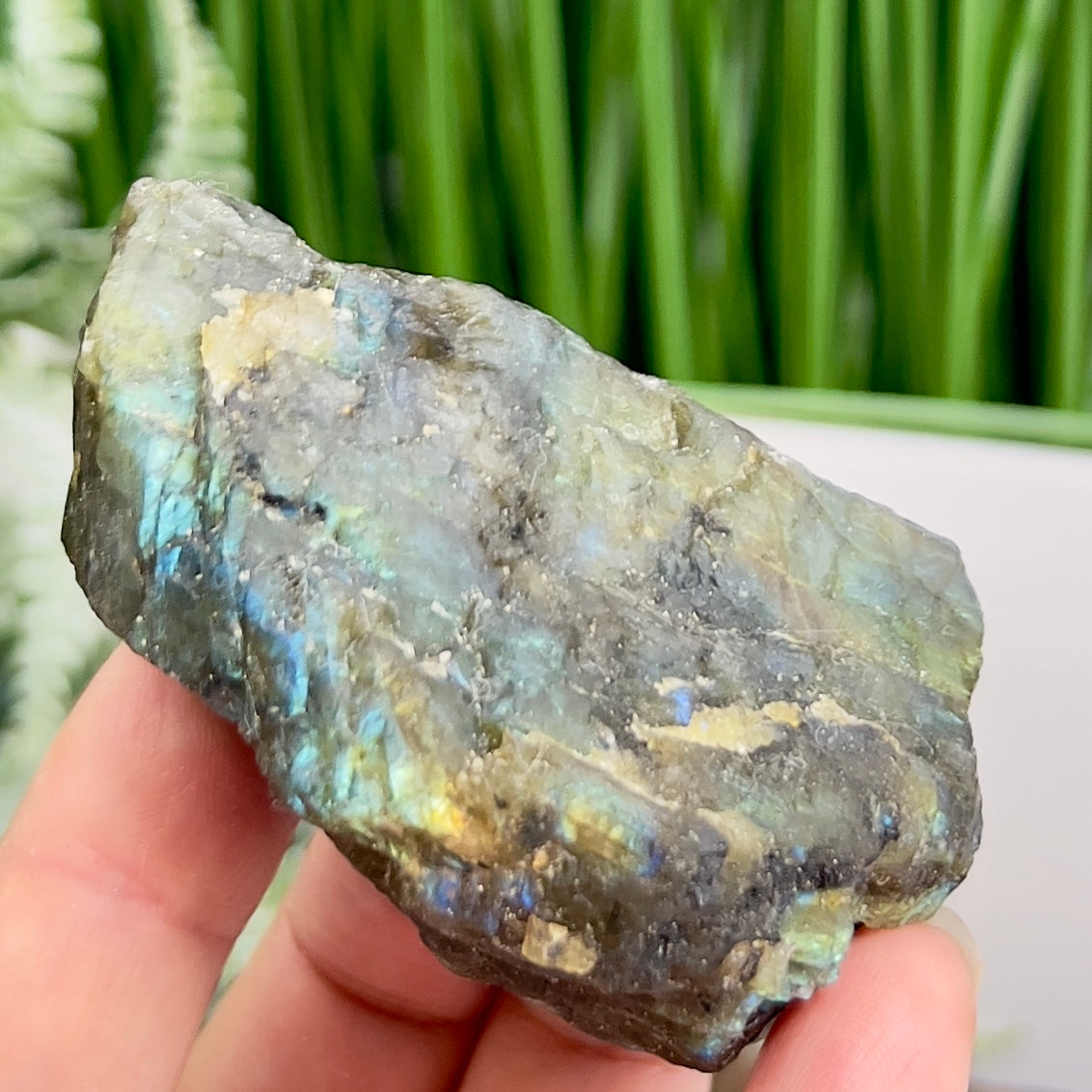 Labradorite Natural Raw Specimen Healing Crystal 148g