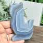 Agate Cat Healing Crystal Animal Carving 184g