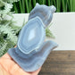 Agate Cat Healing Crystal Animal Carving 165g