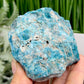 Blue Apatite Natural Raw Specimen Healing Crystal 452g