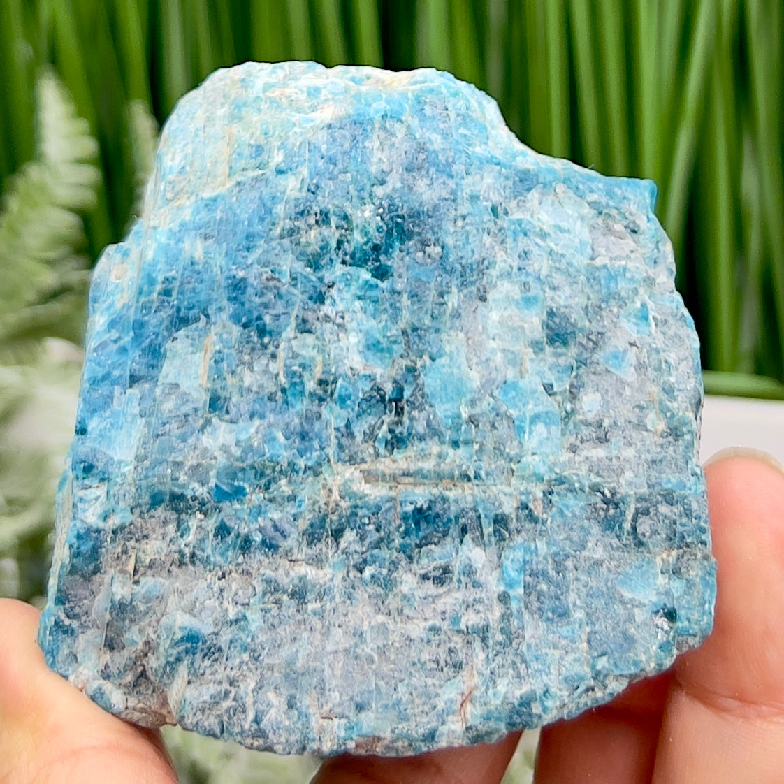 Blue Apatite Natural Raw Specimen Healing Crystal 452g