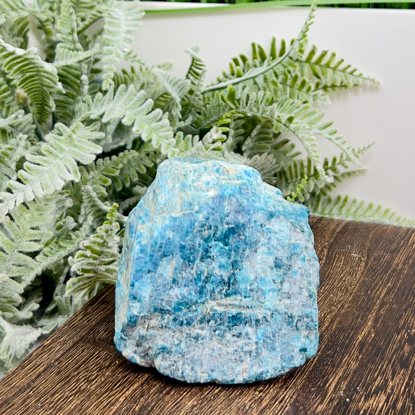 Blue Apatite Natural Raw Specimen Healing Crystal 452g