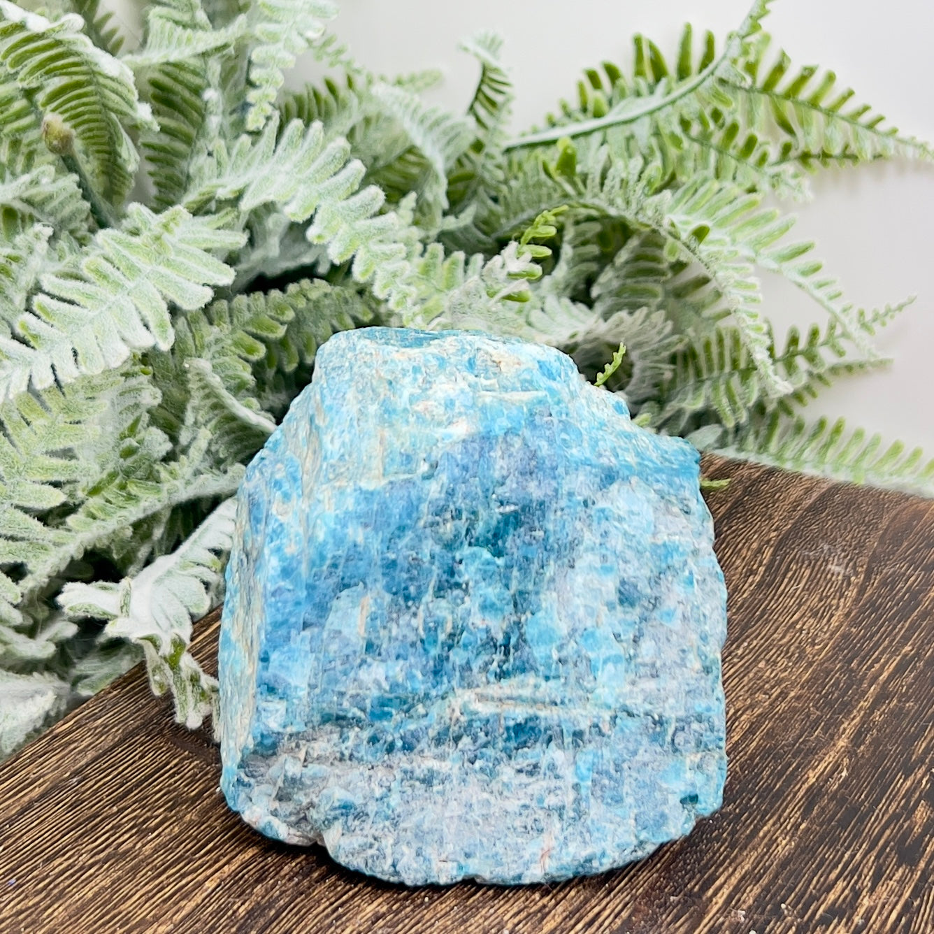 Blue Apatite Natural Raw Specimen Healing Crystal 452g